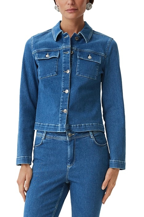 COMMA JACKETS INDOOR BLUE-DENIM 1