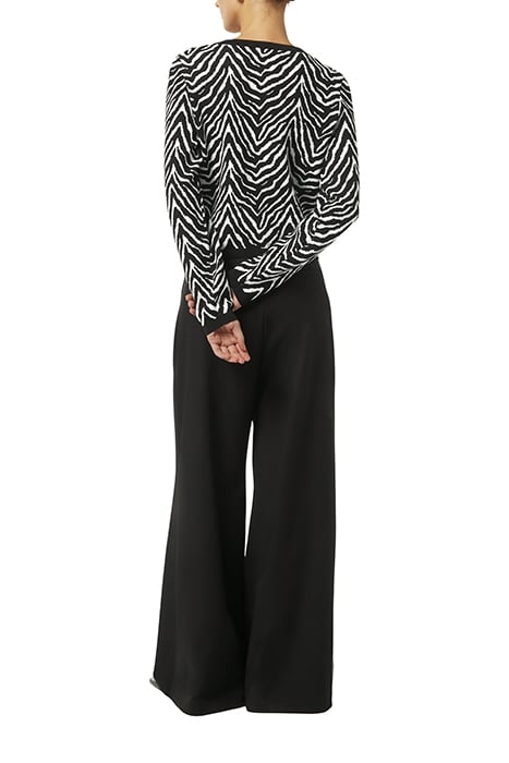 COMMA CARDIGAN GREY/BLACK 3