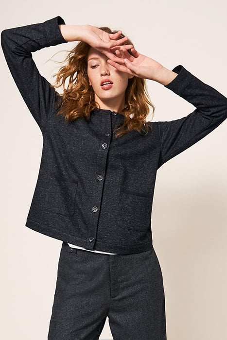 ADELE JERSEY JACKET GREY MULTI 1