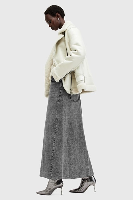 NOIR MAXI SKIRT VINTAGE BLACK 7