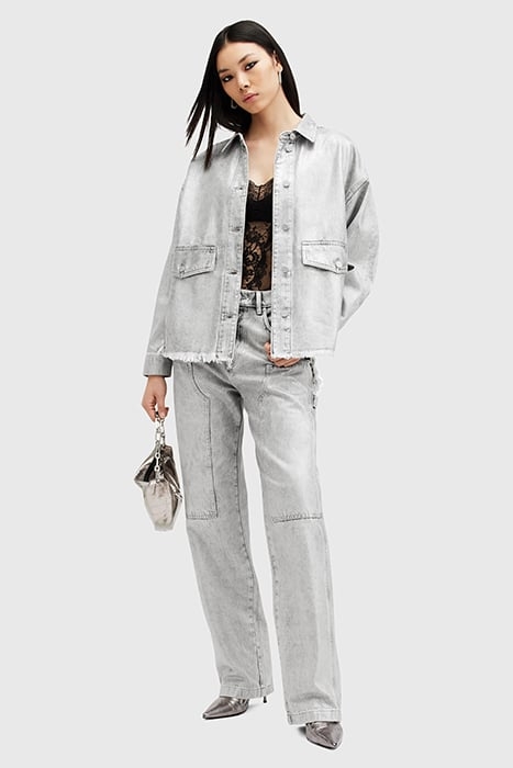 MIA CARPENTER JEAN COATED SILVER 6