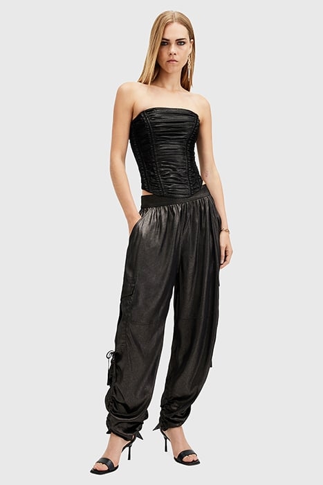 KAYE TROUSER METALLIC BLACK 2