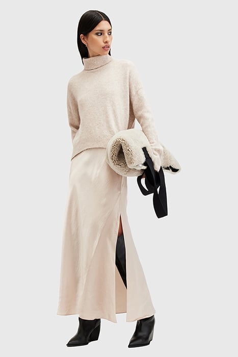 NICO DRESS FAWN BROWN 3