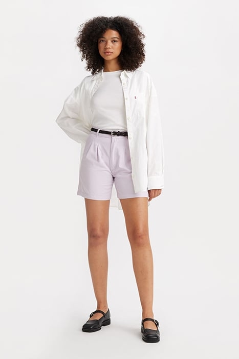 PLEATED TROUSER SHORT LAVENDER BLUE 6