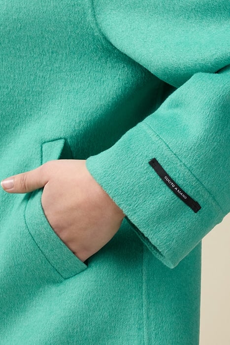 WOOL BLEND CLOTH JACKET GREEN 4