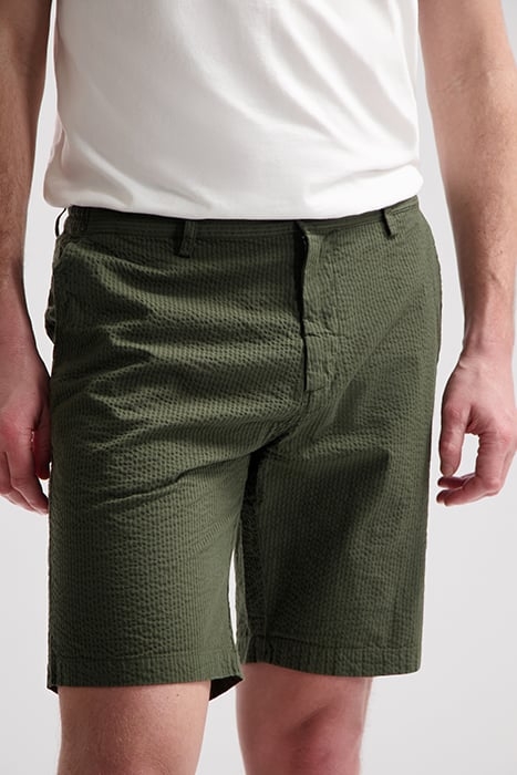 DS_JAMES SEERSUCKER SHORTS DARK ARMY 5