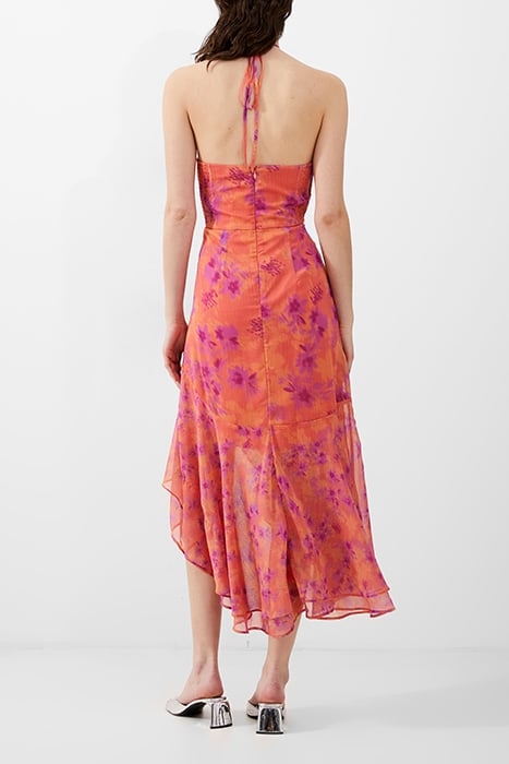 ARLA HALLIE CRINKLE RUFFLE CORAL 2