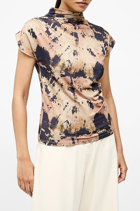 AVA RUCHED TOP MOCHA MOUSSE/CHOC 1