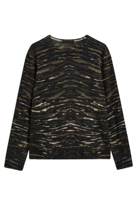 SOBRADO REGULAR FIT LS SWEATER DARK BROWN 2