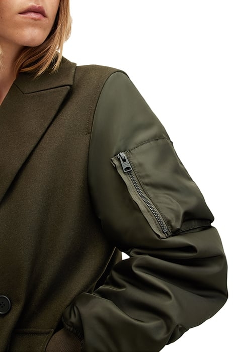 PAULAH COAT KHAKI GREEN 8