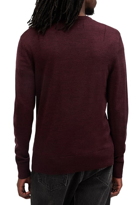 MODE MERINO CREW MARS RED 2