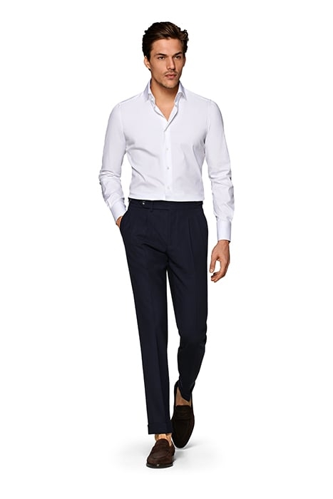 WHITE POPLIN EXTRA SLIM FIT SHIRT 3