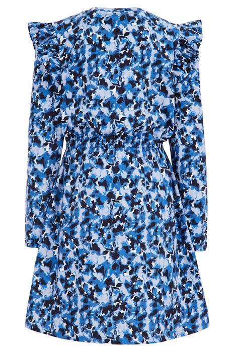 DRESS MID LENGTH BLUE 4