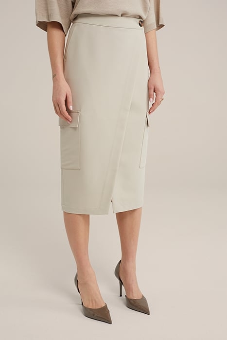 SKIRT MEDIUM LENGTH BEIGE 1