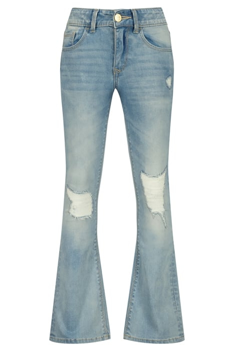 GIRLS MELBOURNE CRAFTED JEANS LIGHT BLUE STONE 1