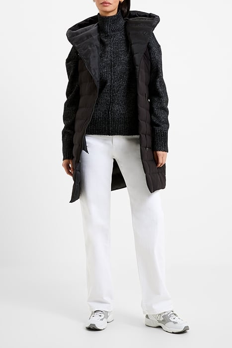 ILOANI MIDI PUFFER GILET BLACK/BLACK 3