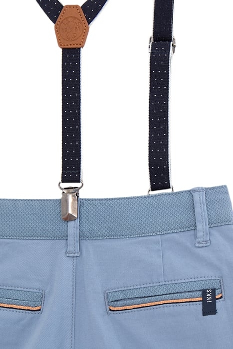 BOYS’ BLUE BERMUDA SHORTS WITH DETACHABLE STRAPS 8