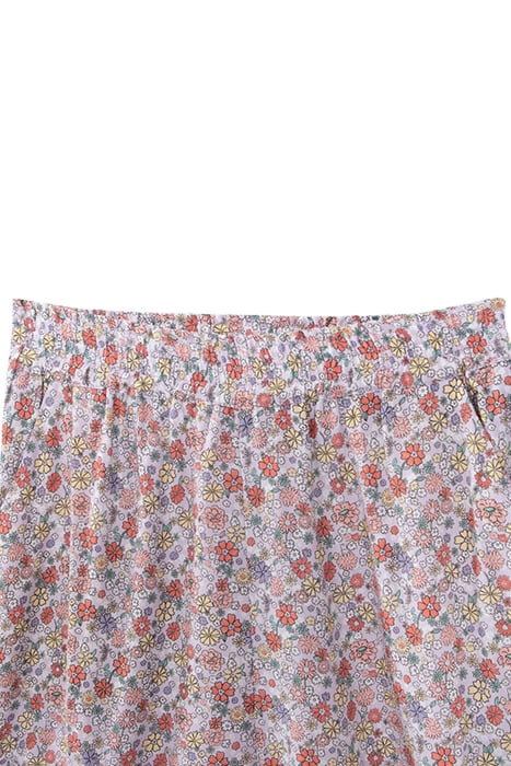 GIRLS’ LILAC LENZING™ ECOVERO™ FLOWER POWER PRINT SHORTS 2
