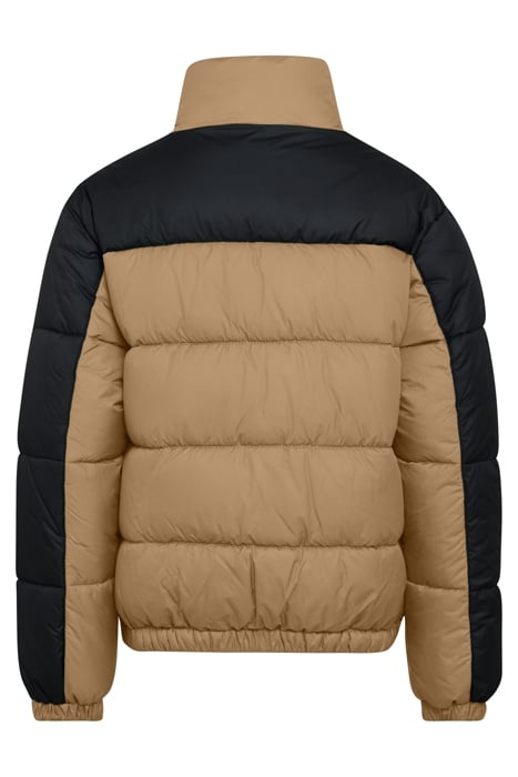 THALWENDEN BLOCKED PUFF JACKET ICED COFFEE-BLACK 2