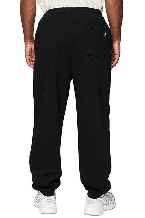 LEZHE GRAPHIC SWEAT PANTS BLACK 2