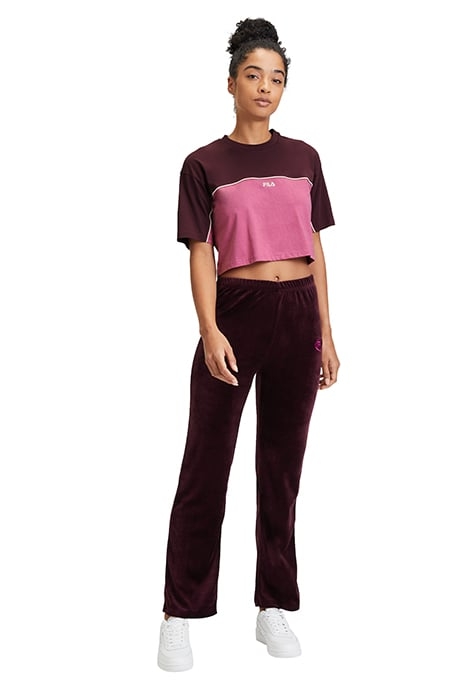 LOOBU BLOCKED TEE WINETASTING-RED VIOLET 3