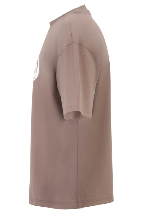 LEMOORE OVERSIZED LOGO TEE DEEP TAUPE 6