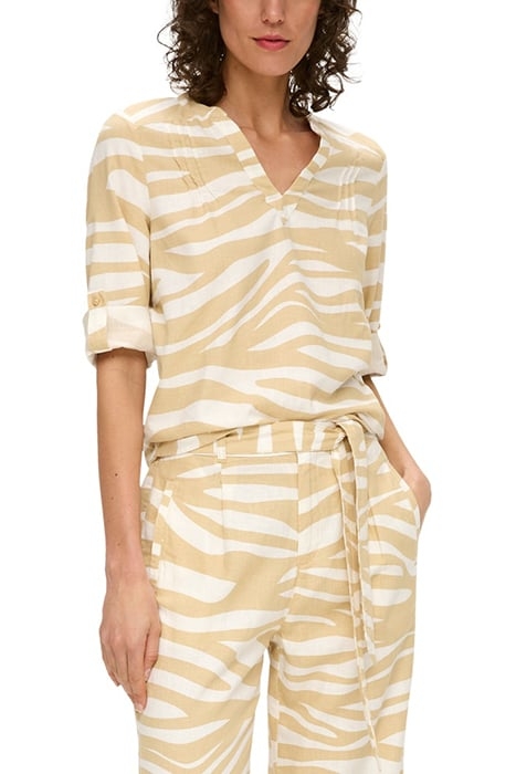 S.OLIVER BLOUSES BEIGE 1