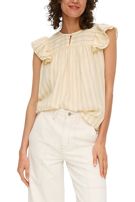 S.OLIVER BLOUSES BEIGE 1