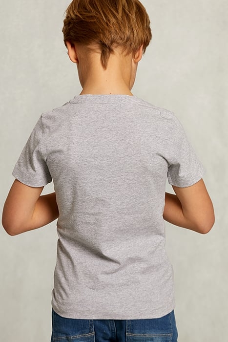 NORMAL FIT BASIC T-SHIRT DARK OYSTER MIX GREY 2