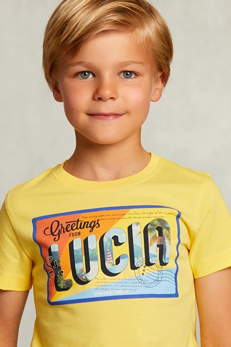 NORMAL FIT T-SHIRT IN YELLOW 4