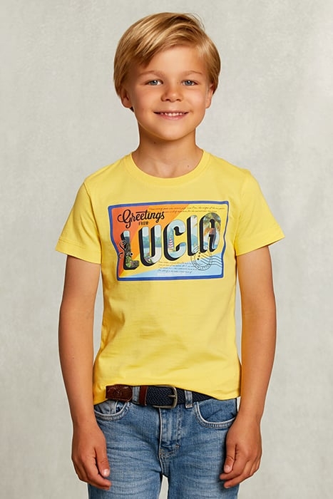 NORMAL FIT T-SHIRT IN YELLOW 1