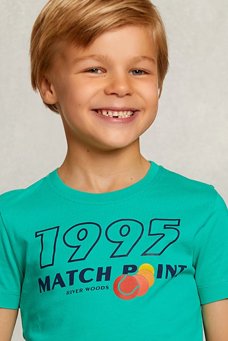 NORMAL FIT BASIC T-SHIRT IN MOSCOW MULE GREEN 4