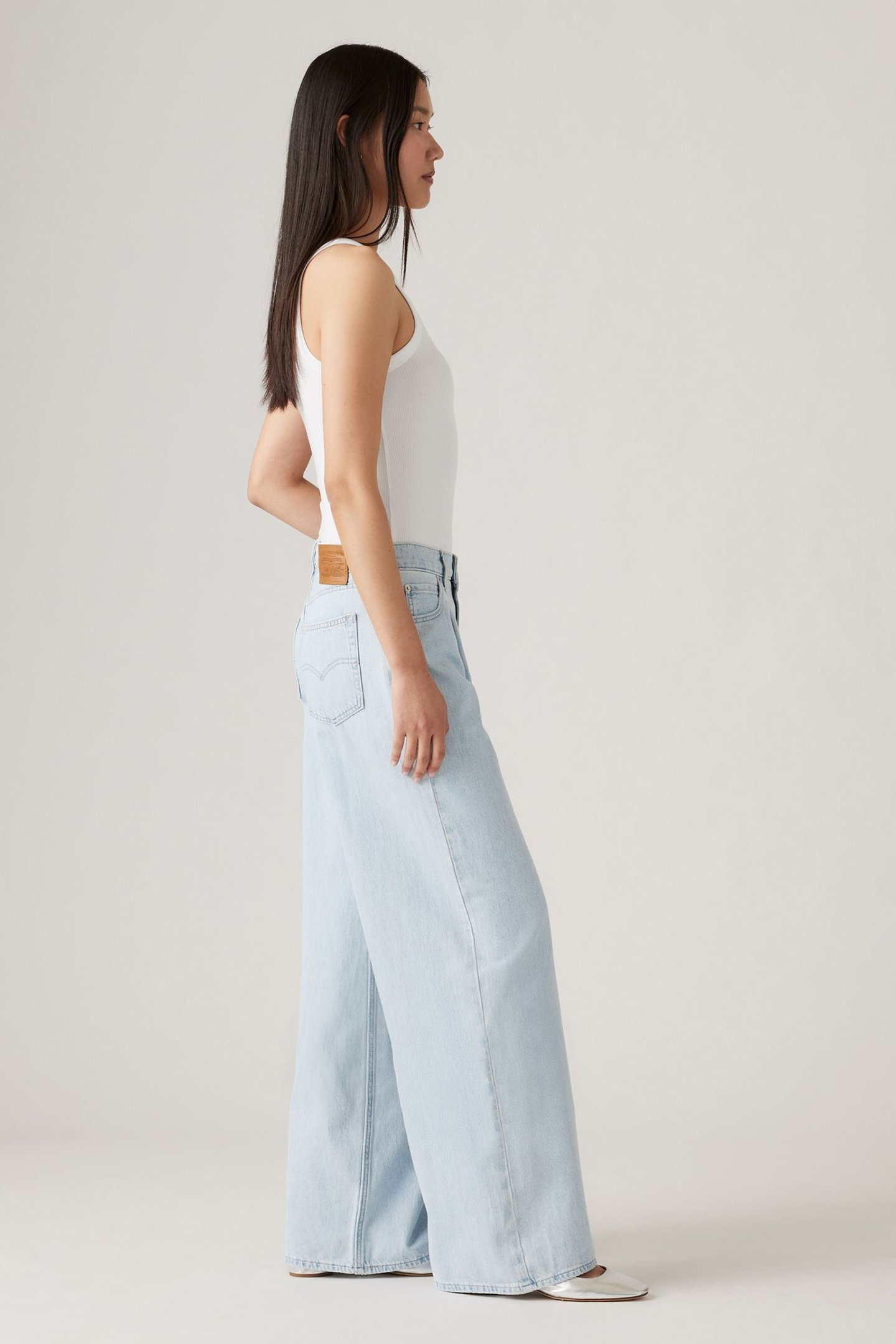 BAGGY DAD WIDE LEG LIGHTWEIGHT JEANS 6