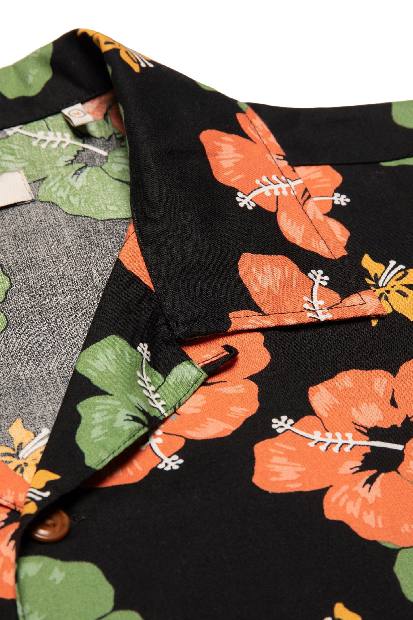 ARVID FLOWER HAWAII SHIRT BLACK 6