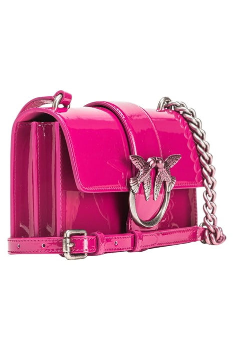 LOVE ONE MINI CL PELLE SFUMATA BERRY FUCHSIA-OLD SILVER 2