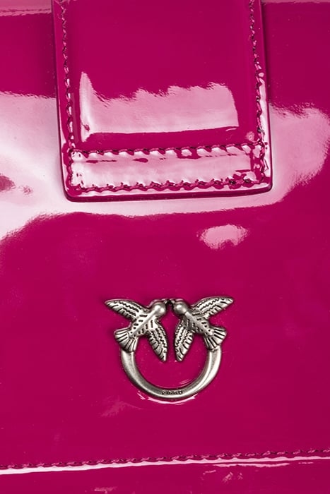 LOVE ONE MINI CL PELLE SFUMATA BERRY FUCHSIA-OLD SILVER 5