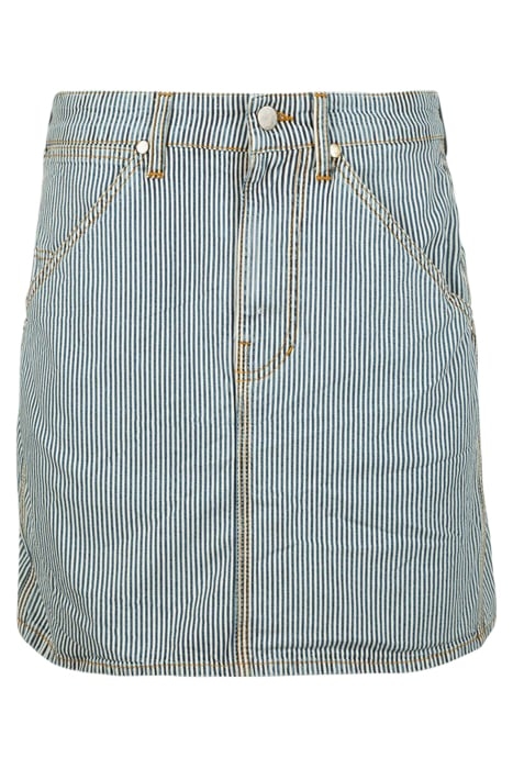SKIRT STRIPED SHORTY INDIGO/ECRU STRIPE 3