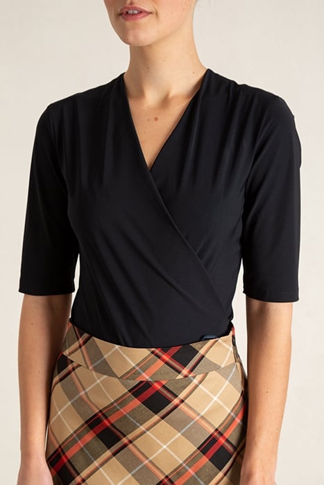 SKIRT WOOL SHORTIE CAMEL/BLACK/TERRA 5