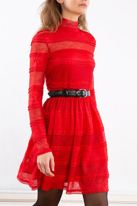 SKIRT LACE GATHERED FORMULA ONE 5