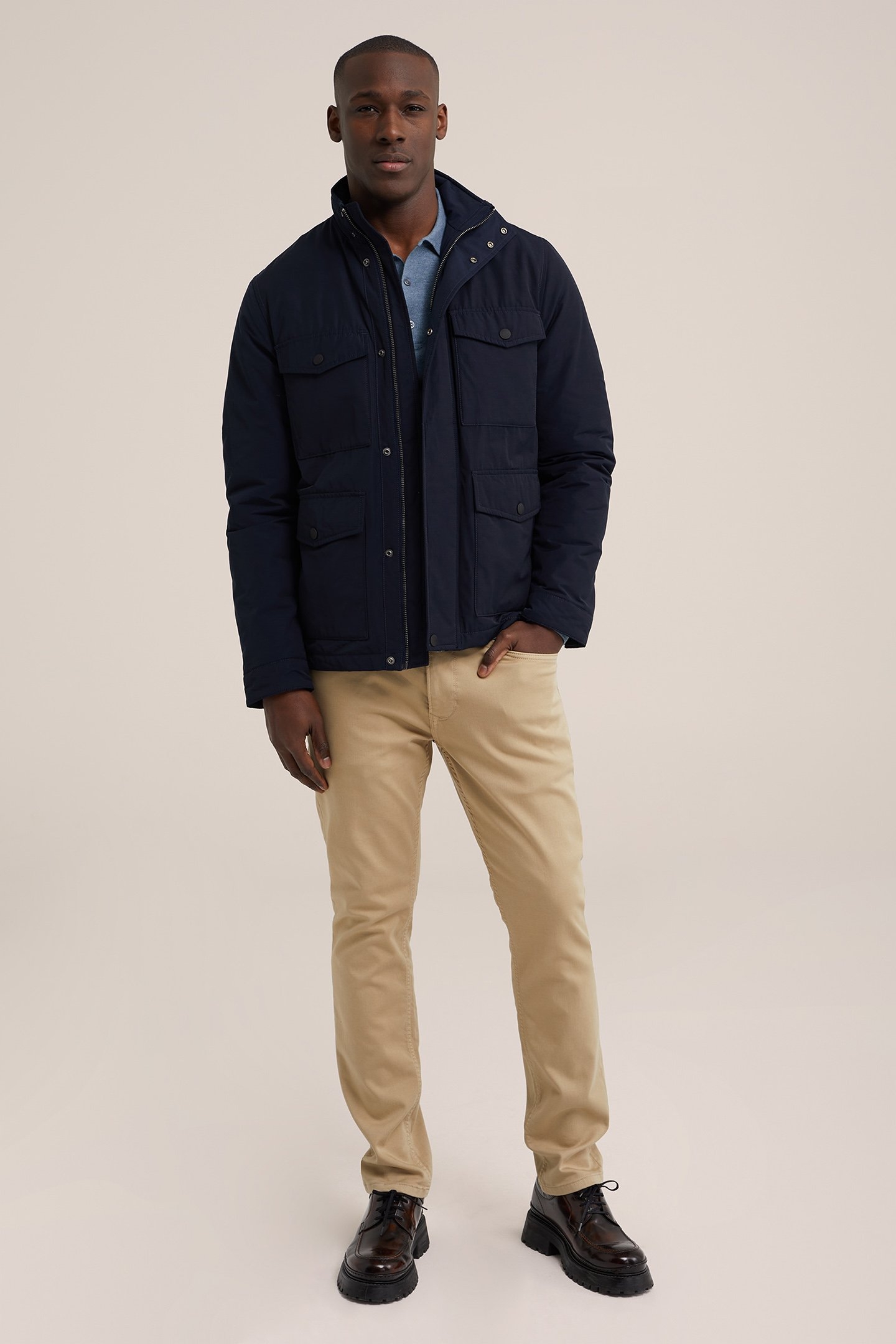 JACKET NORMAL LENGTH NAVY BLUE 3