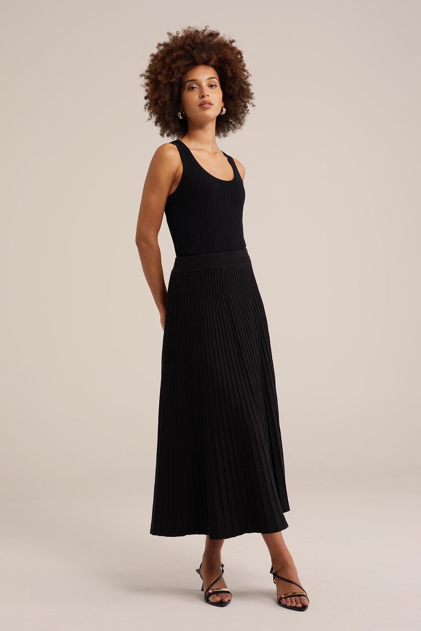 SKIRT MAXI LENGTH BLACK 5