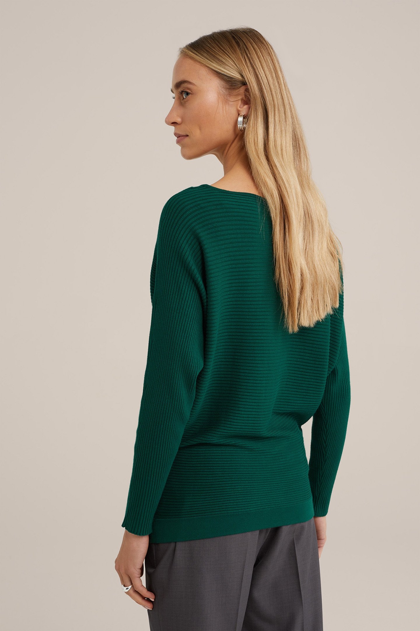 KNITTED PULLOVER DARK GREEN 2