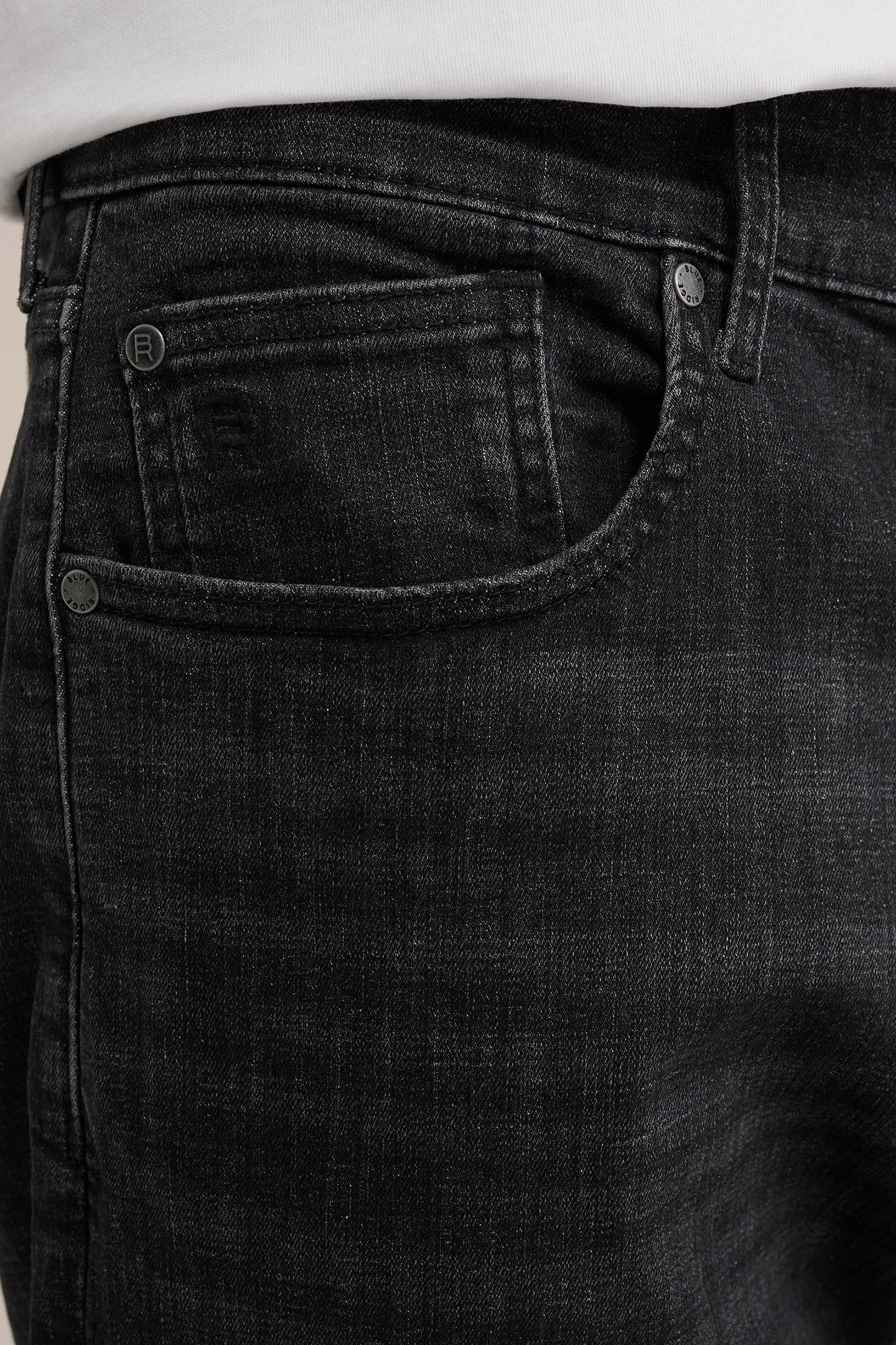 5-POCKET MID WAIST BLACK 5