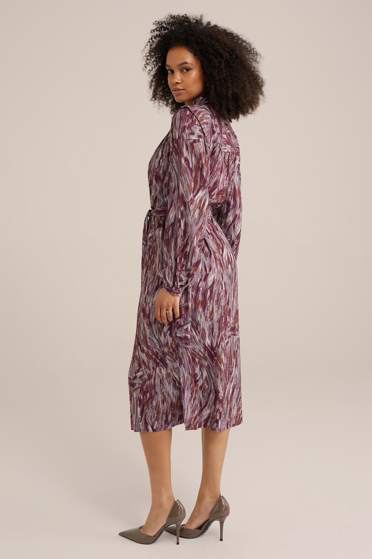 DRESS MID LENGTH MULTI-COLOURED 2