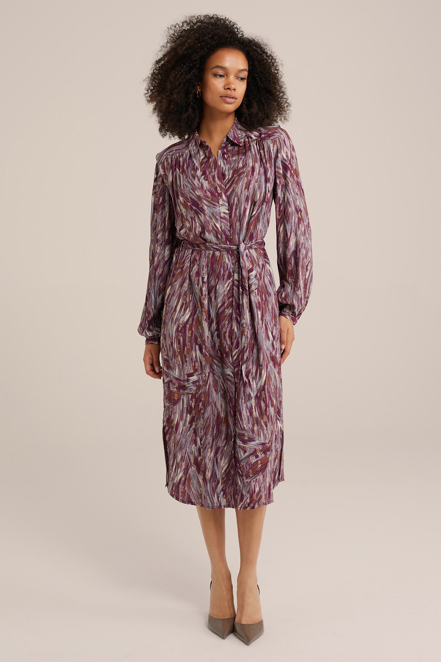 DRESS MID LENGTH MULTI-COLOURED 1