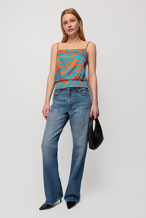 TOP TROPIC LEAF TOP SPLASH/ORANGE 1