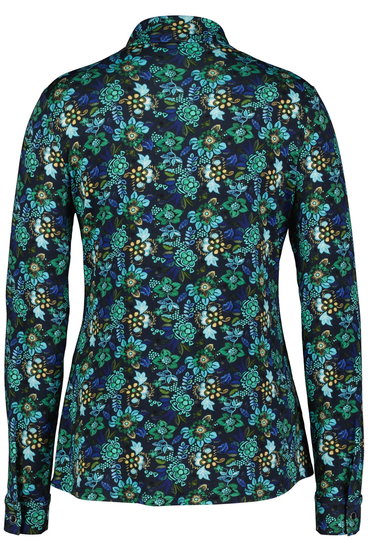 JERSEY BLOUSE GWEN DARKBLUE WITH EYECANDY MULTI XS 5