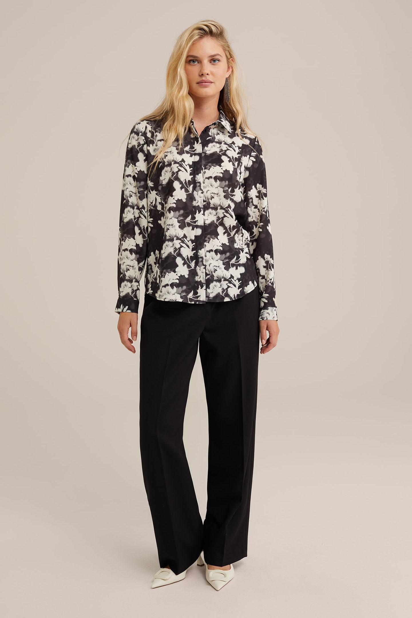 BLOUSE BLENDED DARK GREY 3