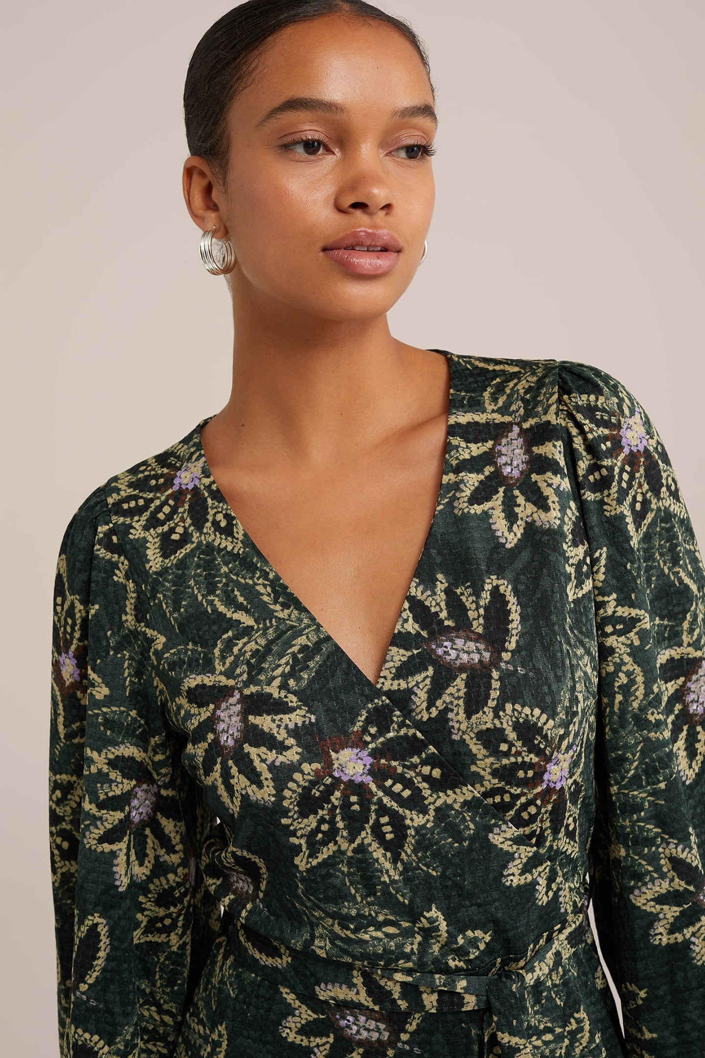 DRESS MID LENGTH GREEN 5