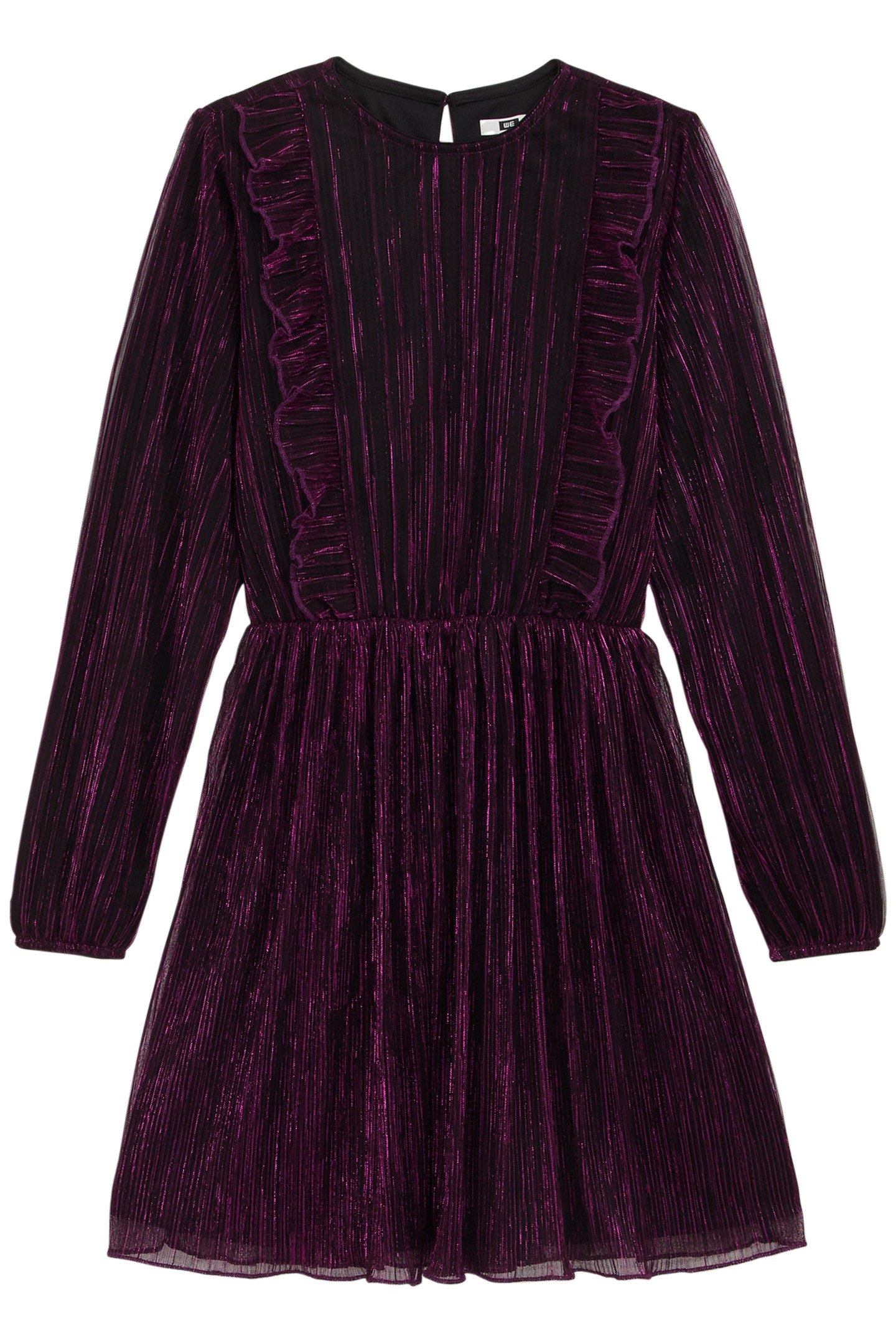 DRESS MID LENGTH DARK PURPLE 3